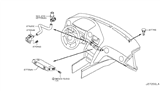 Diagram for Nissan Body Control Module - 27760-JF30A