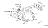 Diagram for 2012 Nissan GT-R Engine Mount - 11320-JF00B