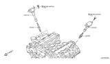 Diagram for 2012 Nissan GT-R Spark Plug - 22401-JF01D