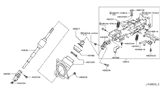 Diagram for 2015 Nissan GT-R Steering Column - 48810-KB61A