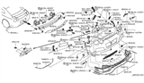 Diagram for 2017 Nissan GT-R Bumper - HEM14-6AW0A