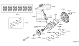 Diagram for Nissan GT-R Piston Ring Set - 12033-JF00B