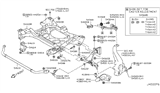 Diagram for Nissan Control Arm Bracket - 54521-KB50A