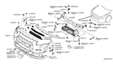 Diagram for 2015 Nissan GT-R License Plate - 96210-JF30B