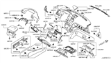 Diagram for Nissan Glove Box - 68500-JF60A