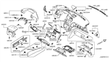 Diagram for 2015 Nissan GT-R Glove Box - 68500-JF60A