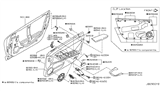 Diagram for 2018 Nissan GT-R Armrest - 80941-6HP0A