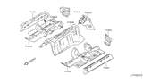 Diagram for 2019 Nissan GT-R Floor Pan - G4320-JF0MA