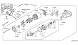 Diagram for 2014 Nissan GT-R Starter Drive - 23360-JF00B