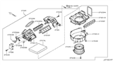 Diagram for 2013 Nissan Pathfinder Blower Motor - 27225-JK60E