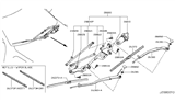 Diagram for 2009 Nissan GT-R Wiper Arm - 28886-JF30A