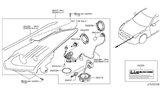 Diagram for Nissan GT-R Headlight - 26010-62B2A