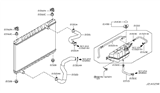 Diagram for Nissan GT-R Coolant Reservoir - 21710-JF00A