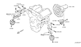 Diagram for 2016 Nissan GT-R Engine Mount - 11270-JF00C