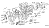 Diagram for Nissan GT-R Thermostat Housing - 11060-JF00B