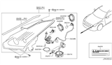 Diagram for 2009 Nissan GT-R Headlight Bulb - 26297-8990D