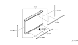 Diagram for 2009 Nissan GT-R Radiator - 21410-JF00A