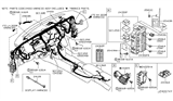 Diagram for 2012 Nissan GT-R Fuse Box - 24350-KB50A