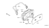 Diagram for 2009 Nissan GT-R Instrument Cluster - 24820-JF32D