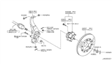 Diagram for 2016 Nissan GT-R Wheel Stud - 43222-KB50A