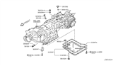 Diagram for Nissan GT-R Transmission Pan - 31390-JF00B