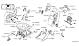 Diagram for 2016 Nissan GT-R Seat Switch - 87012-6HP1A