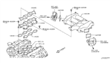 Diagram for 2011 Nissan GT-R Intake Manifold - 14003-JF00A