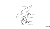 Diagram for 2012 Nissan GT-R Window Motor - 80751-JF00A