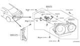 Diagram for 2013 Nissan GT-R Back Up Light - 26555-62B1A