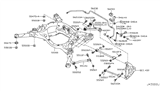 Diagram for 2009 Nissan GT-R Control Arm - 551B0-JF00C