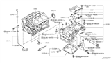 Diagram for Nissan 370Z Crankshaft Seal - 12279-AD200