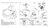 Diagram for 2017 Nissan GT-R Steering Angle Sensor - 47945-5MA1A