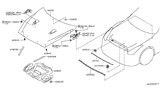 Diagram for 2013 Nissan GT-R Hood - FEA0M-39BMA