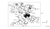 Diagram for 2018 Nissan Rogue Cabin Air Filter - 27277-5HA0A