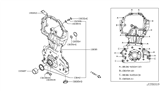 Diagram for 2018 Nissan Rogue Timing Cover - 13500-3TS5A