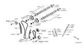 Diagram for 2018 Nissan Rogue Timing Chain - 13028-4JM0A