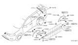 Diagram for 2015 Nissan Rogue Mud Flaps - 63855-5HA0A