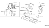 Diagram for 2015 Nissan Rogue Seat Cover - 88370-4CP1A