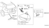 Diagram for Nissan Rogue Tail Light - 26550-5HA0A