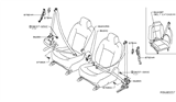 Diagram for 2020 Nissan Rogue Seat Belt - 86842-9TG8B