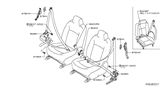 Diagram for 2018 Nissan Rogue Seat Belt - 86842-9TG8B