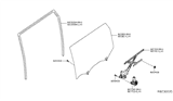 Diagram for 2019 Nissan Rogue Weather Strip - 82330-5HK0A