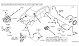 Diagram for Nissan Rogue ABS Sensor - 47910-4CE0A