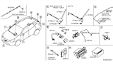 Diagram for 2016 Nissan Rogue Antenna - 28208-5HA0B