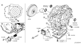 Diagram for Nissan Rogue Sport Transmission Pan - 31390-3VX0A