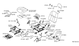 Diagram for 2020 Nissan Pathfinder Seat Switch - 87062-3JA4D