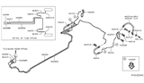 Diagram for 2015 Nissan Rogue Brake Line - 46210-5HA0C