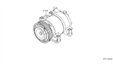 Diagram for 2016 Nissan Rogue A/C Compressor - 92600-4BB2A