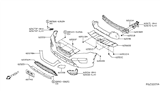 Diagram for 2020 Nissan Rogue License Plate - 96210-5HK0A