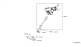 Diagram for 2019 Nissan Rogue Steering Column - 48810-5HR5A